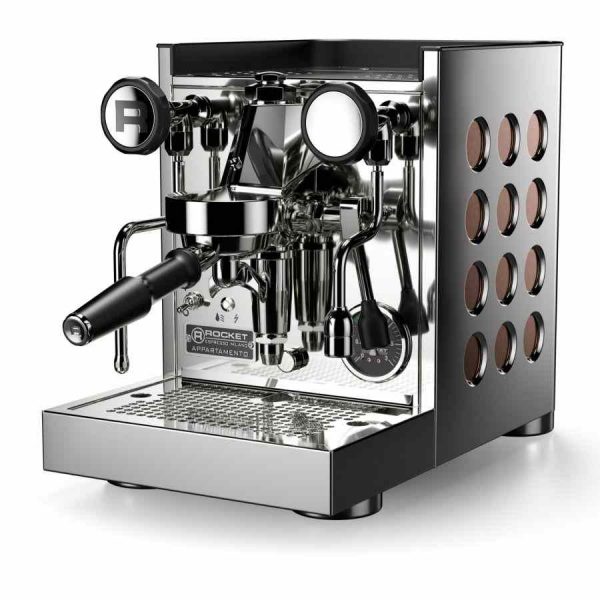 Máquina de café expresso Rocket Espresso plana TCA - Elegância e precisão no seu café perfeito! Compre agora e desfrute da excelência.