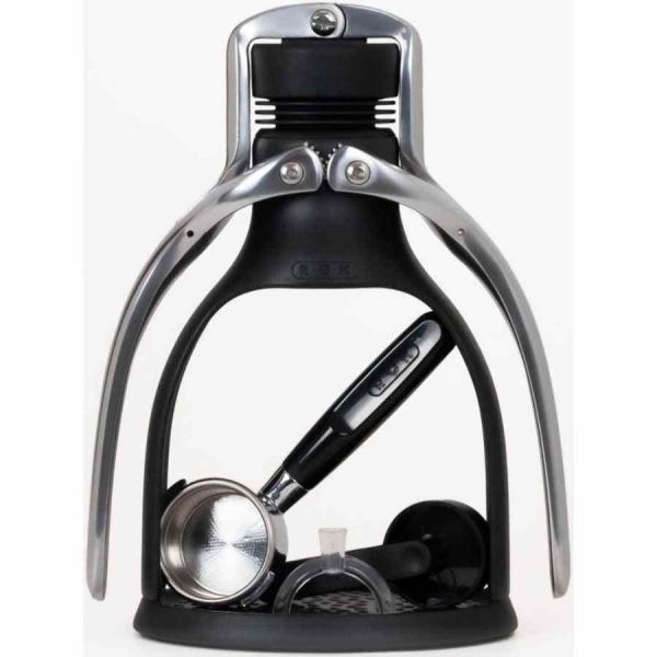 Máquina de café expresso manual ROK EspressoGC preta - Desfrute do melhor café em casa com esta máquina de café expresso manual de alta qualidade. Compre já!