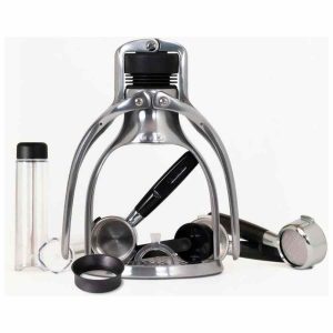 Máquina de café expresso manual ROK EspressoGC, edição Explorer - Café de qualidade premium feito em casa. Ideal para os amantes de café exigentes!