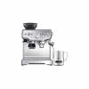 Máquina de café expresso Sage The Barista Express em prata, design elegante e funcional para saborear o café perfeito em casa. Ideal para amantes de café exigentes. Ordene já!