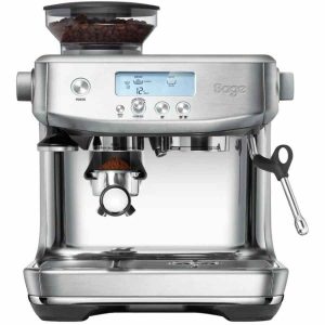 Máquina de café expresso Sage The Barista Pro em aço escovado - prepare café perfeito em casa. Compre online e desfrute de qualidade premium!