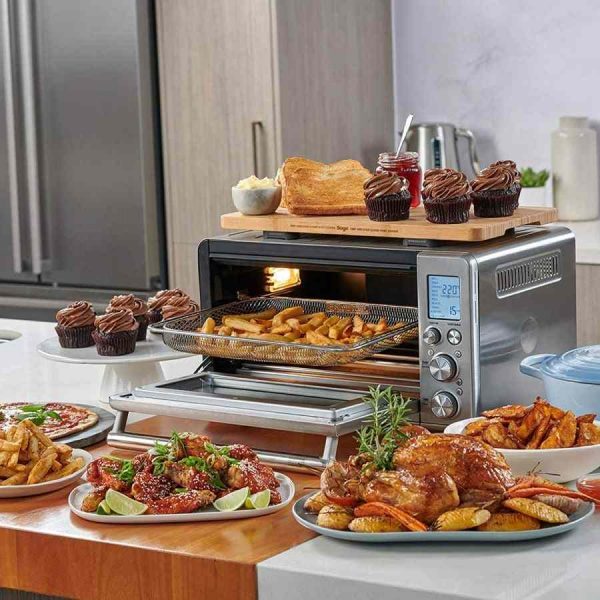 Fritadeira de ar Sage com forno inteligente - Cozinhe com tecnologia avançada. Compre online e desfrute de refeições perfeitas em casa!