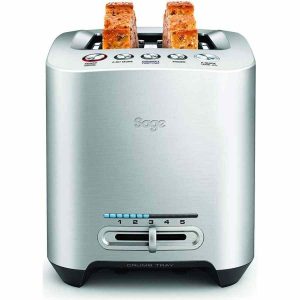 Torradeira de 2 fatias Sage The Smart Toast, design sofisticado para torradas perfeitas todas as manhãs. Compre online agora!