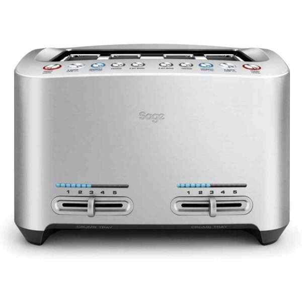 Torradeira Sage The Smart Toast de 4 fatias - Para torradas perfeitas todas as manhãs. Com tecnologia inteligente e elegante design. Aproveite!