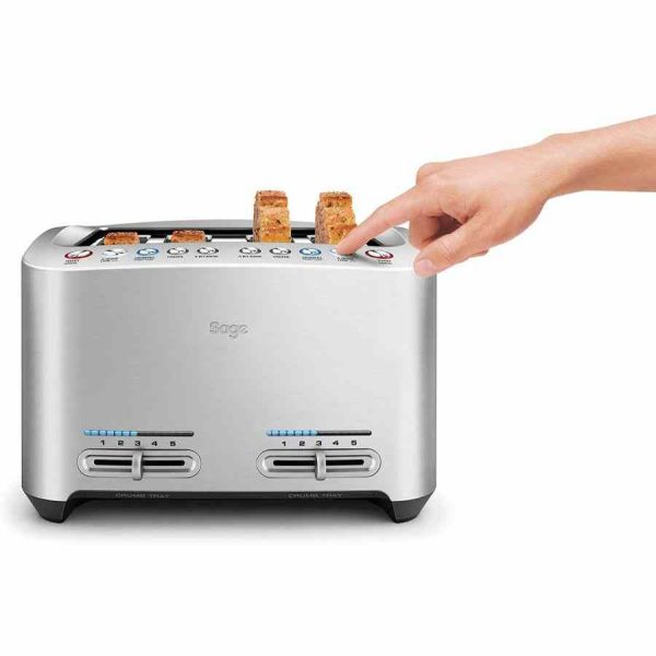Torradeira Sage The Smart Toast de 4 fatias - Perfeito para torradas crocantes e douradas em casa. Design inteligente para o seu dia a dia!
