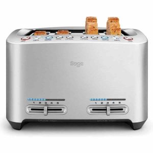 Torradeira Sage The Smart Toast de 4 fatias - O pequeno-almoço perfeito ao seu alcance. Ideal para torrar pão de forma rápida e uniforme. Compre online!