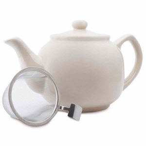 Bule de Cerâmica Shamila com Coador, 1,2 l - Elegância e Praticidade na Sua Cozinha. Ideal para Chás e Infusões. Compre Agora!