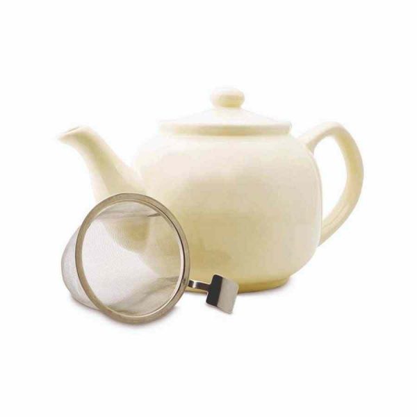 Bule de Cerâmica Shamila com Coador, capacidade para 1,2 litros - Design elegante e funcional para infusões perfeitas. Ideal para chá ou café. Compre online!