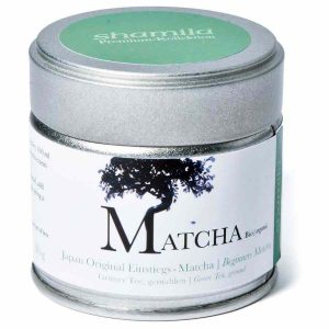 Chá de Matcha Japonês de Alta Qualidade para Iniciantes em lata de 30g - Delicie-se com este saudável e saboroso chá verde matcha!