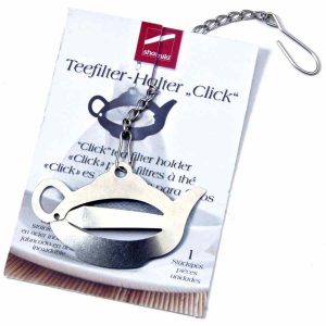Prenda os seus saquinhos de chá com elegância com o clipe de metal Shamila. Produto durável e sofisticado para a sua cozinha. Ideal para manter a frescura do chá! Compre online agora.