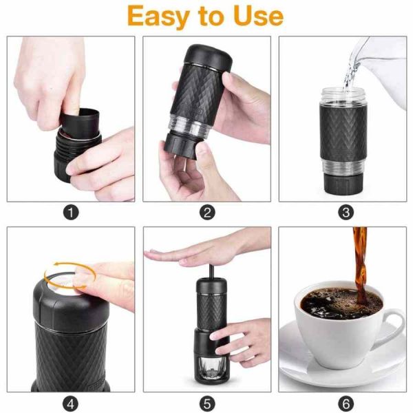 Máquina de café expresso Staresso Basic para cápsulas e café moído - Desfrute do melhor café em casa com esta máquina de qualidade premium!