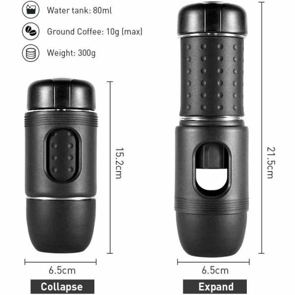 Cafeteira Staresso Mini: Desfrute de café expresso incrível com cápsulas ou café moído. Compre online agora!