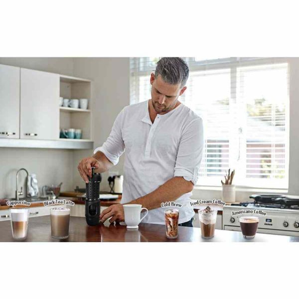 Máquina de Café Espresso Staresso Mini, para Cápsulas e Café Moído - Desfrute do melhor espresso em casa com este equipamento de alta qualidade!