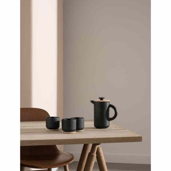 Cafeteira de Émbolo Stelton Theo, 800 ml - Desfrute de café fresco com esta prensa francesa elegante e funcional da Stelton. Feita para momentos de prazer. Compre já!