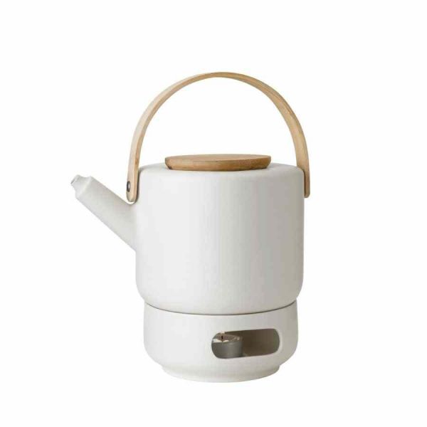 Aquecedor de Bule Stelton Theo em Cerâmica Preta para Chá - Elegância e Funcionalidade para a Sua Casa - Compre Online!