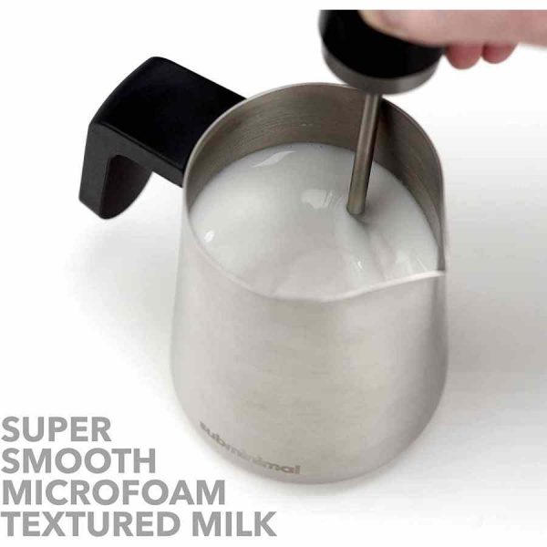 Espumante de leite de lítio NanoFoamer submínimo para café da mais alta qualidade - Compre online agora! Alcance espuma perfeita no seu café.