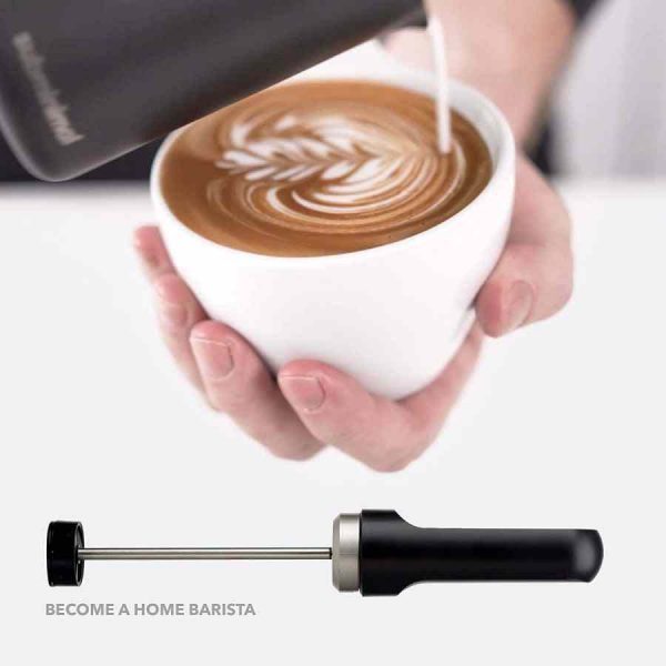 Espumante de leite de lítio NanoFoamer submínimo - Inovação em casa. Prepare cafés e cappuccinos perfeitos com facilidade. Compre agora!