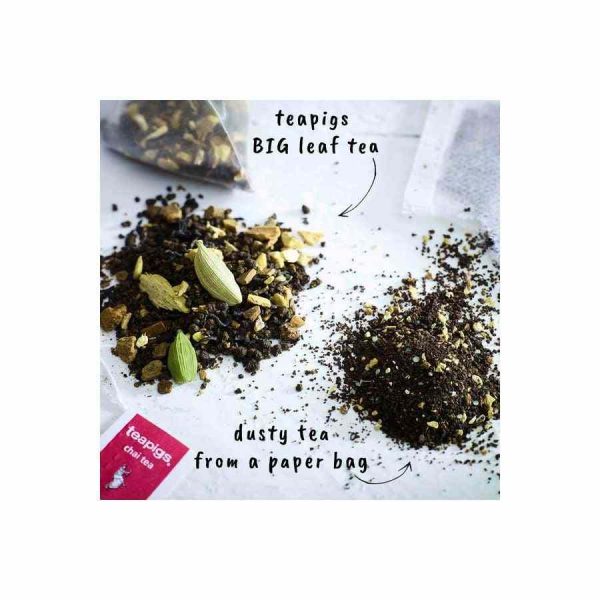 Saquinhos de chá Teapigs Chai - Delicie-se com o sabor autêntico deste chá premium. Aromático e reconfortante. Adquira já!