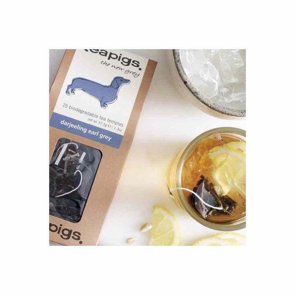 Saquinhos de chá Teapigs Darjeeling Earl Grey - Aroma distinto e requintado para momentos de deleite. Compre online!