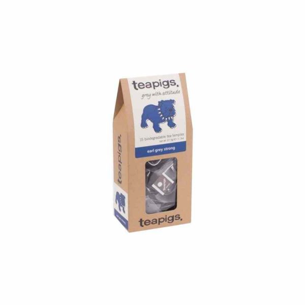 Saquinhos de chá premium Earl Grey Teapigs - Aromático e revigorante, chá preto de qualidade superior. Celebre cada momento com uma chávena irresistível.
