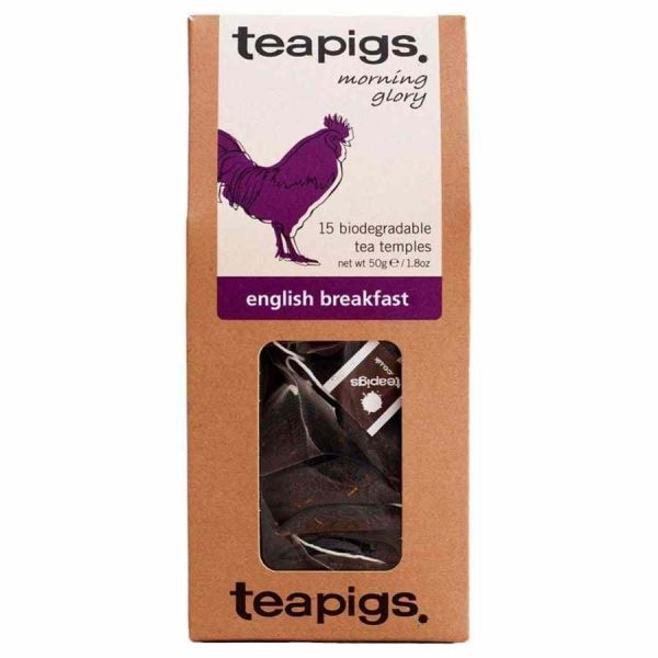 Delicioso chá Teapigs Everyday Brew em saquinhos de qualidade premium, ideal para o seu dia a dia. Aproveite!