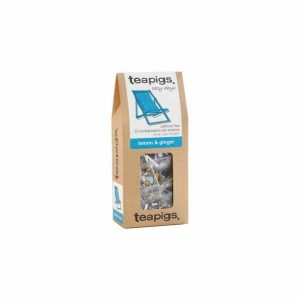 Chá Teapigs Limão e Gengibre - 15 Saquetas de Chá de Qualidade Premium, Revigore-se com Todo o Sabor Naturalmente Delicioso. Compre Online!