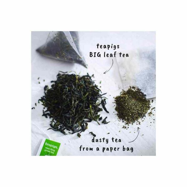 Saquinhos de chá verde Teapigs Mao Feng - Delicie-se com este chá verde premium de qualidade superior. Aproveite todos os benefícios e sabores únicos. Compre agora!