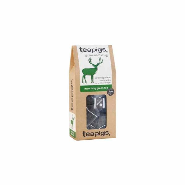 Chá Verde Teapigs Mao Feng - Deliciosos saquinhos de chá verde de alta qualidade para saborear a qualquer momento. Aproveite!