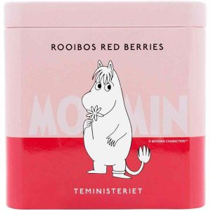 Chá Solto de Frutas Vermelhas Teministeriet Moomin Rooibos 100g - Delicie-se com este chá de alta qualidade com aromas frutados. Compre já!