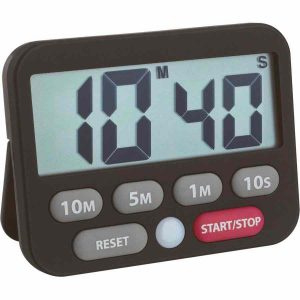 Temporizador e cronômetro digital TFA - Controle preciso do tempo em um só dispositivo. Ideal para uso profissional e doméstico.