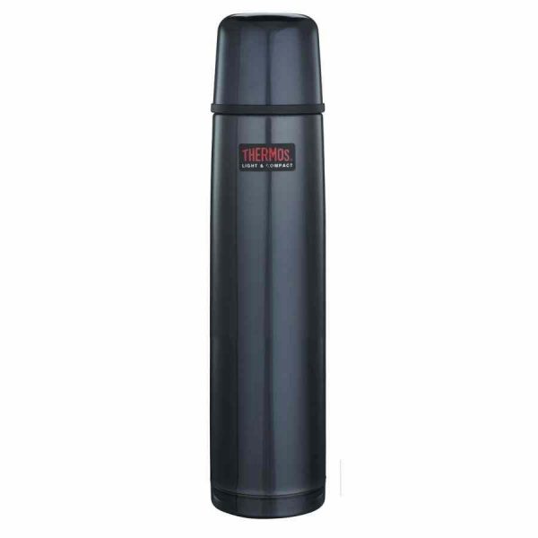 Garrafa térmica FBB 1000 ml azul meia-noite, mantém a temperatura por horas - Ideal para manter a bebida quente ou fria. Qualidade premium.