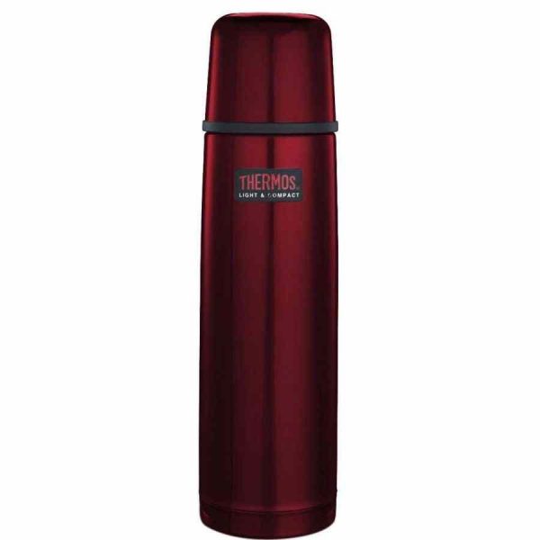 Garrafa térmica FBB 750 isolada a vácuo para manter a temperatura dos líquidos. Ideal para viagens e aventuras ao ar livre.