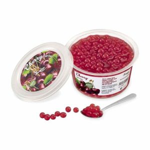 Compre agora o delicioso TIFC Boba Bubble Tea Pérolas de Frutas sabor Cereja 450 g. Desfrute de uma experiência única com estas pérolas de alta qualidade!
