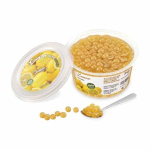 TIFC Boba Bubble Tea Pérolas de Frutas, Limão 450 g - Delicie-se com as autênticas pérolas de frutas em bubble tea de limão. Compre online!