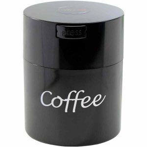 Recipiente de armazenamento TightVac CoffeeVac 250g para manter o café fresco. Design durável e robusto para preservar o aroma e sabor. Compre online agora!