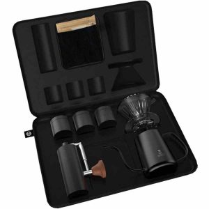 Kit de transporte Timemore Chestnut Nano Brew, ideal para amantes de café em movimento. Mantenha a sua qualidade em viagem!