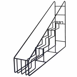 Suporte em metal de alta qualidade Torani para armazenar 6 frascos de xarope - Organize seu espaço com estilo e praticidade!