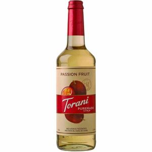 Xarope Torani Puremade de Maracujá 750 ml - Delicie-se com o sabor intenso deste xarope de maracujá premium da Torani. Ideal para cocktails e sobremesas!