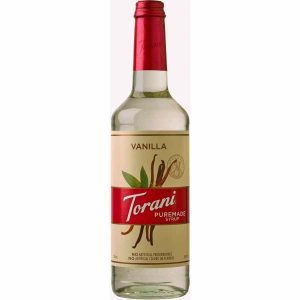 Xarope Torani Baunilha Puremade 750 ml para bebidas deliciosas. Compre online agora!