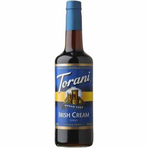Xarope de creme irlandês premium sem açúcar da Torani - 750 ml - Compra online de qualidade superior. Delicioso e sem açúcar para momentos especiais.