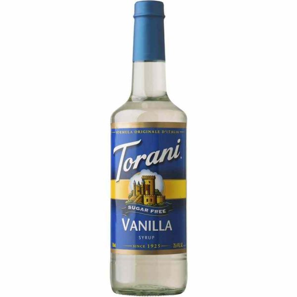 Xarope de Baunilha Torani sem Açúcar 750 ml - Delicie-se com este xarope de baunilha de alta qualidade, perfeito para os seus cocktails e cafés favoritos! Compre online agora.