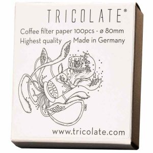 Papel Filtro Tricolate 100 un - Filtros de café de alta qualidade para um sabor irresistível. Compre online e desfrute a sua experiência única.