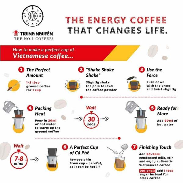 Café vietnamita Trung Nguyen Creative 2 moído 250 g - Aromático e intenso café vietnamita, moído na perfeição, ideal para os apreciadores de café exigentes. Compre já!