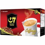Café instantâneo gourmet Trung Nguyen G7 3 em 1, 20 sachês - Saboreie o melhor café gourmet em casa com praticidade e qualidade premium. Aproveite já!