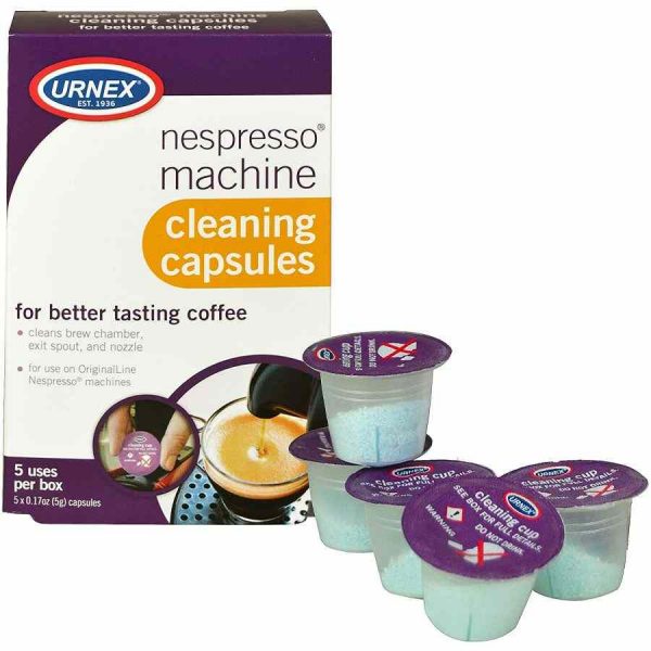 Cápsulas de Limpeza Nespresso para Manutenção de Qualidade - Embalagem com 5 unidades. Limpeza eficaz para sua máquina de café!
