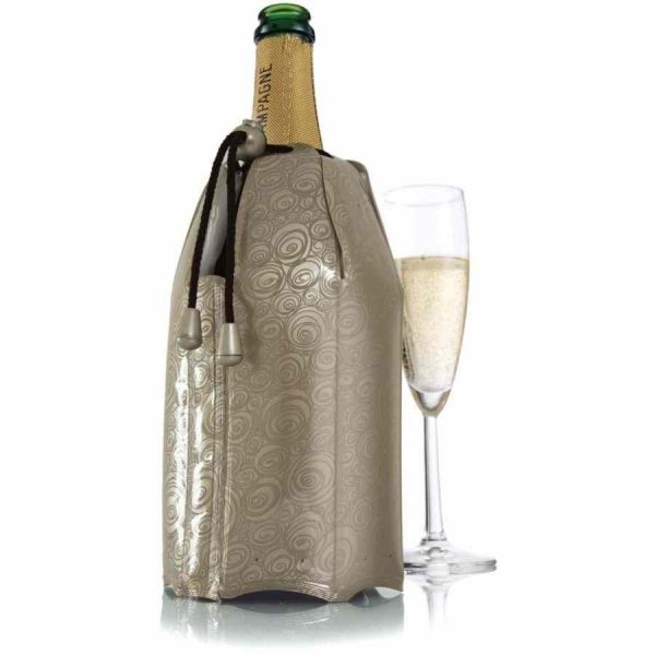 Refrigerador de champanhe ativo Vacu Vin para manter o seu espumante gelado por mais tempo. Produto premium para venda online.