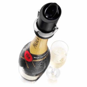 Preserve o seu champanhe com estilo com o Vacu Vin Champagne Saver e Servidor. Mantenha o sabor intenso por mais tempo! Compre já.