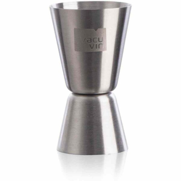Medidor Duplo de Bebidas Vacu Vin, em Aço - Acessório para Bar de Qualidade Premium. Ideal para Cocktail. Compre Já!