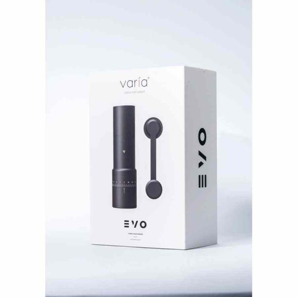 Imagem de um elegante Moedor de Café Híbrido Varia EVO, ideal para os amantes de café. Compre online e aprecie a qualidade do seu café!