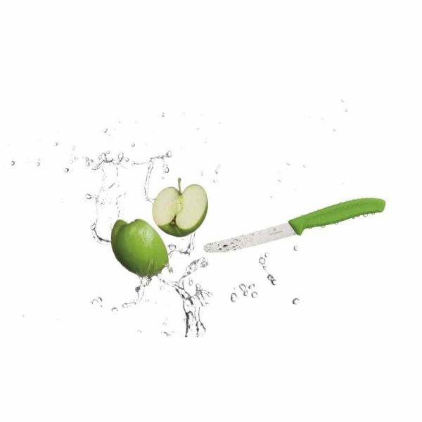 Fotografia de uma faca de tomate Victorinox de alta qualidade à venda online - Ideal para cortar tomates frescos com precisão. Compre já!